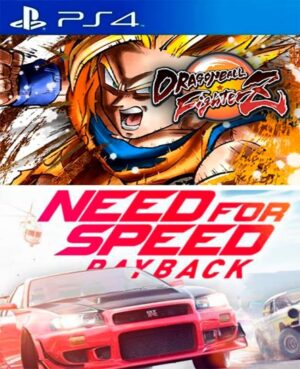 2 JUEGOS EN 1 DRAGON BALL FIGHTERZ MAS NEED FOR SPEED PAYBACK PS4
