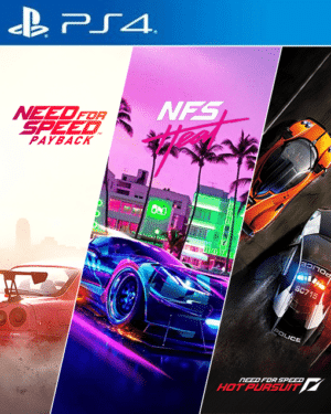 3 JUEGOS EN 1 NEED FOR SPEED PAYBACK , HEAT Y PURSUIT PS4