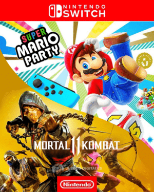 2 EN 1 SUPER MARIO PARTY + MORTAL KOMBAT 11 NINTENDO SWITCH