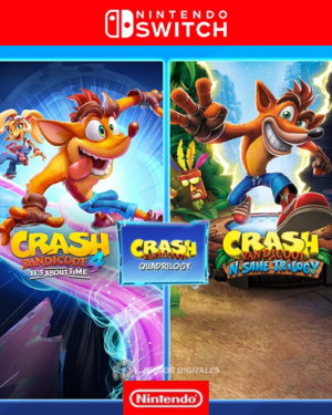 4 EN 1 CRASH BANDICOOT QUADRILOGY-NINTENDO SWITCH