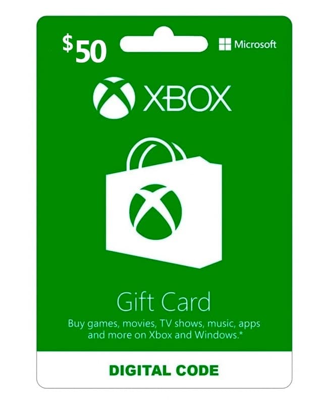 XBOX GIFT CARD 50$ USA XBOX GIFT CARD 50$ USA