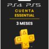 PSN PLUS 3 MESES CUENTA ESSENCIAL 2 PSN PLUS 3 MESES CUENTA ESSENCIAL