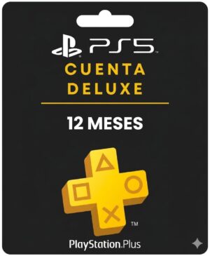 PSN PLUS DELUXE 12 MESES CUENTA PRINCIPAL PARA PS5