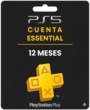PSN PLUS ESSENCIAL 12 MESES CUENTA PRINCIPAL PARA PS5