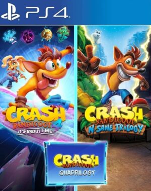 4 en 1 Crash Bandicoot Quadrilogy Bundle PS4