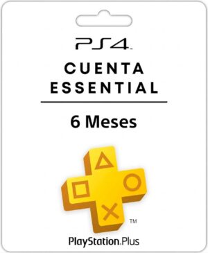 PSN PLUS ESSENTIAL 6 MESES CUENTA PRINCIPAL PS4