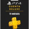PSN PLUS DELUXE 11 MESES CUENTA PRINCIPAL PARA PS4