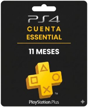 PSN PLUS ESSENCIAL 11 MESES CUENTA PRINCIPAL PARA PS4