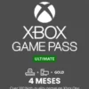 XBOX GAME PASS ULTIMATE SUSCRIPCIÓN DE 4 MESES CUENTA PRINCIPAL